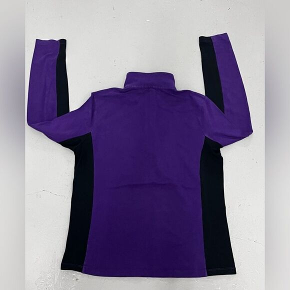 L-RL Lauren Active Ralph Lauren Womens Jacket Purple 1/4 Zipper Size Medium - Picture 2 of 8